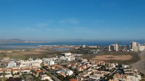 Aerial - Cabo Palos in Spain Stock Footage 125925825