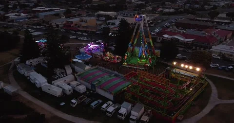 Aerial of carnival Stock Footage 171191205
