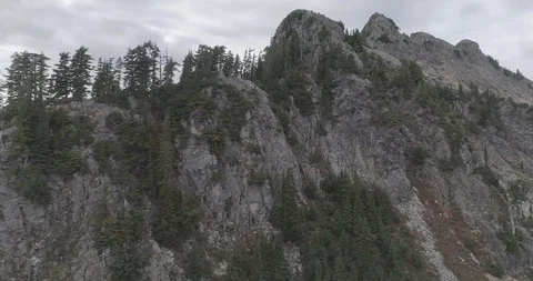 Aerial - Cascade Mountains - Gothic Basin Video stock 102356269