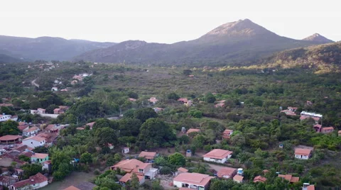 Aerial Chapada Diamantina, Vale do Capão, Bahia, Brasil 스톡 동영상 65409590