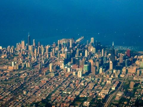 Aerial Chicago Stock Photos