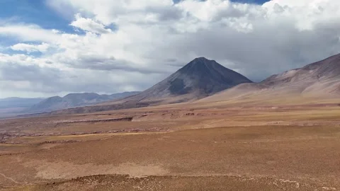 Aerial: Chile volcano Stock Footage 327453783