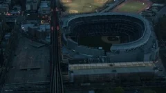 Yankee Stadium Aerial at Dusk (Vertical)