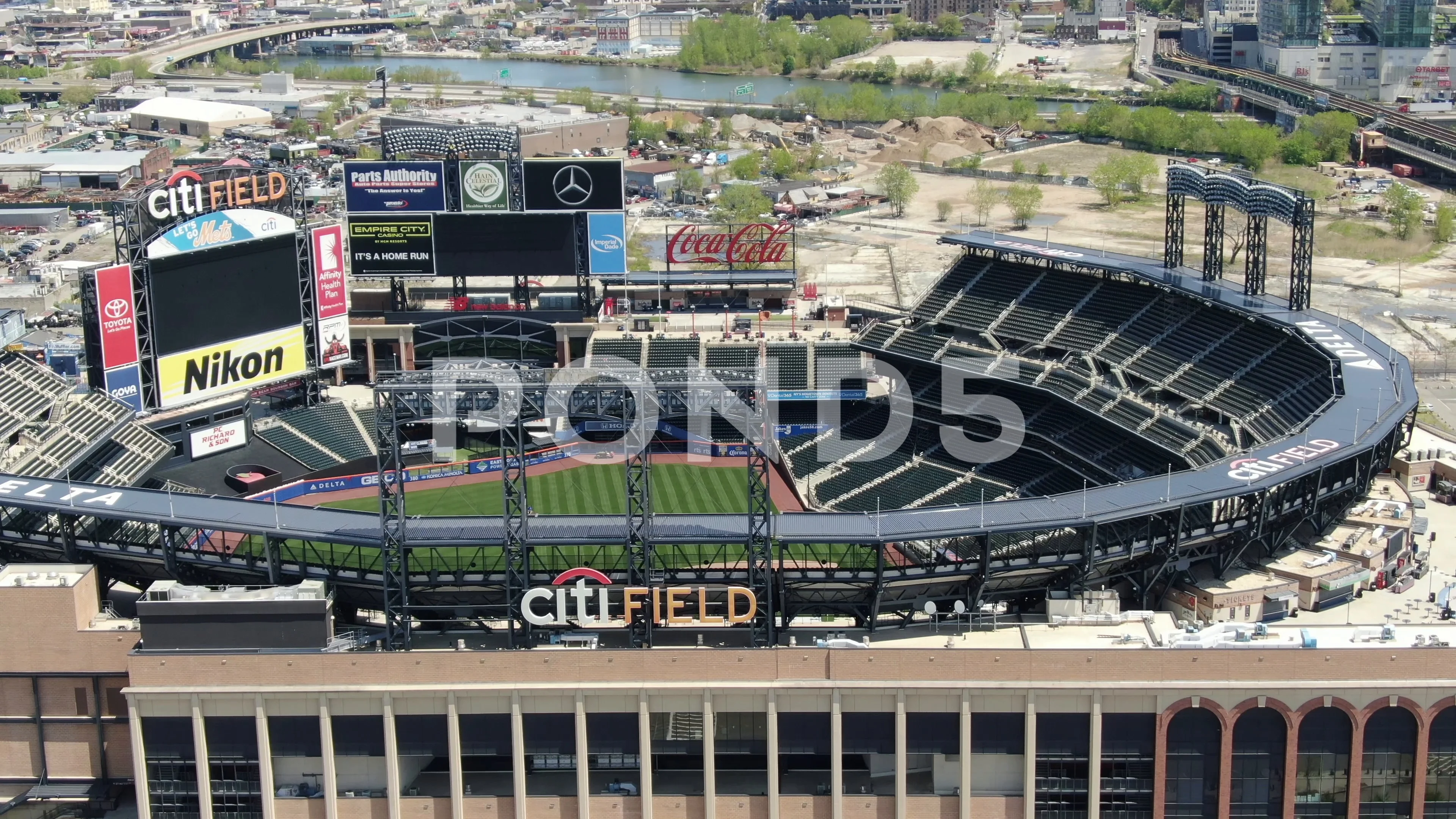 Citi Field Mets Logo Baseball City New York Photo Background And