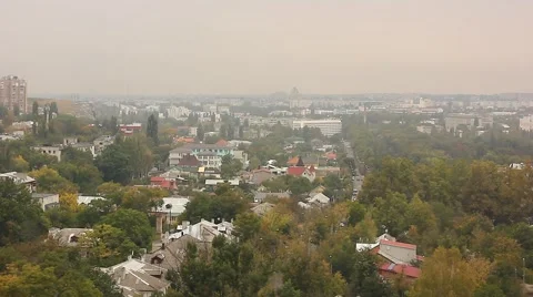 Aerial city view Stock Footage 52731901
