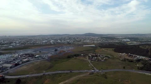 Aerial city view Stock Footage 203850384