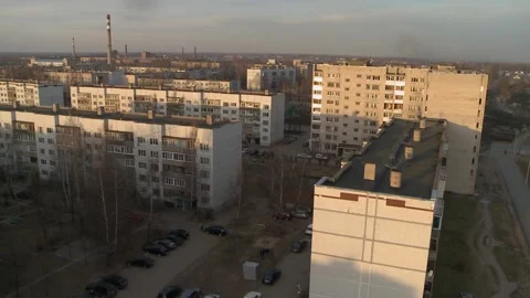 Aerial cityscape Stock Footage 152012814