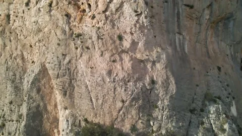 Aerial Climbing view of a steep mountain slope 库存影片 239776863