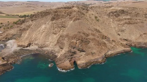 Aerial clips of Second Valley on the stunning Fleurieu Peninsula Stock Footage 104582937
