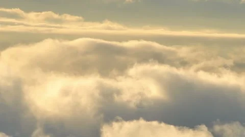 Aerial Cloud Formation Time Lapse Stock Footage 4798700