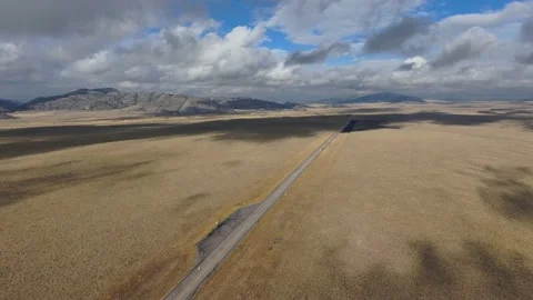Aerial Cloud Highway Stock Footage 214474313
