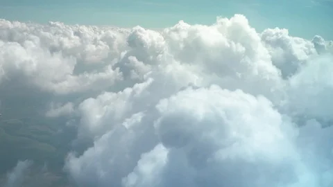 Aerial of Cloud Tops Stock Footage 115531835