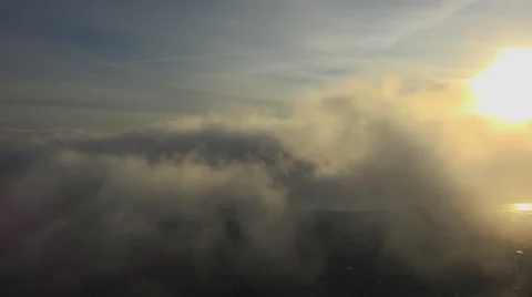 Aerial Clouds, decks, layers, puffy 스톡 동영상 43860670