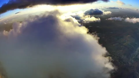 Aerial Clouds, decks, layers, puffy 스톡 동영상 49698979