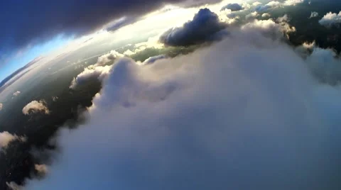Aerial Clouds, decks, layers, puffy 스톡 동영상 49698988