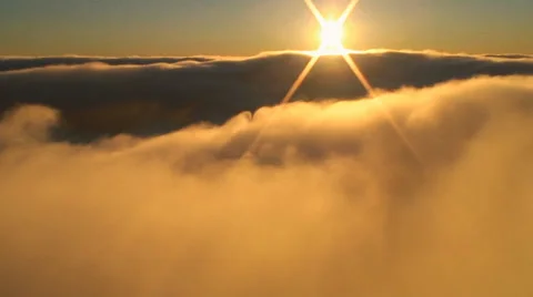 Aerial Clouds Stock Footage 33355527