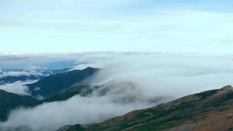 Aerial Cloudscape Time-lapse Stock Footage 95881537