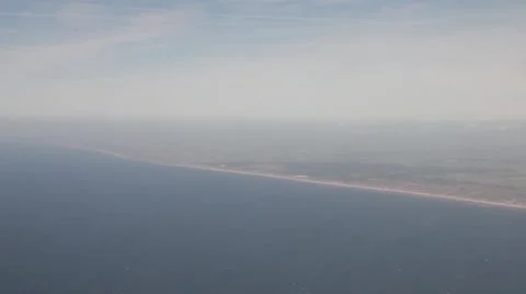 Aerial of coastline Video stock 47317327