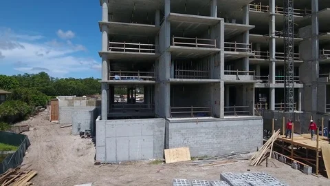 Aerial construction - 2 Video stock 82900702