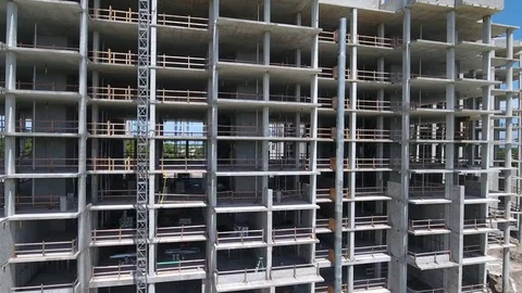 Aerial construction - 3 Video stock 82900930