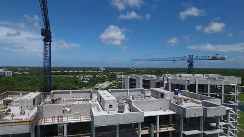 Aerial construction - 4 Video stock 82903588