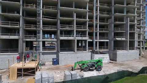 Aerial construction - 5 Video stock 82903590