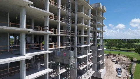 Aerial construction - 7 Video stock 83389544