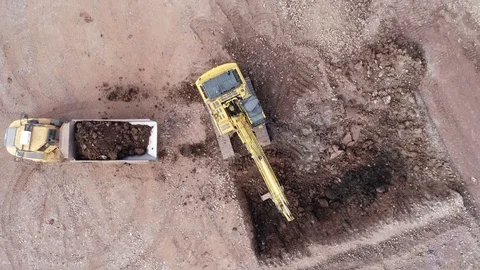 Aerial Construction Stock Footage 123788546