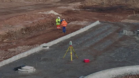 Aerial Construction Stock Footage 123789556
