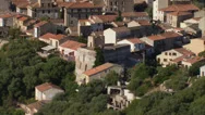 Aerial Corsica Porto Vecchio City Houses Stock Footage