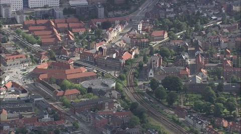 AERIAL Denmark-Vejle 스톡 동영상 51885201
