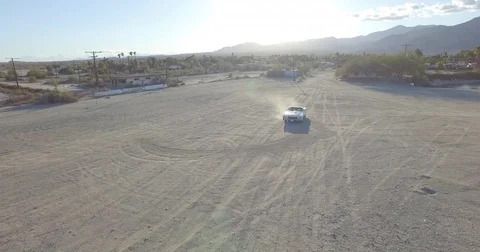 Aerial Desert Caddy 1 Stock-Footage 83943073