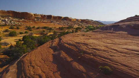 Aerial Desert Descent Stock-Footage 32508096
