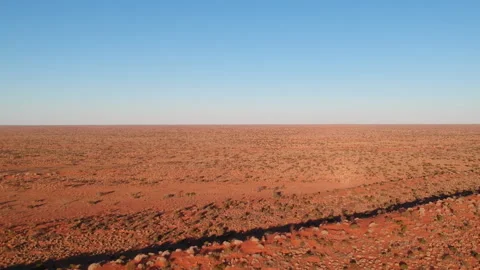 Aerial of Desert Landscape Video stock 147495384