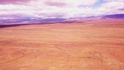 Aerial of desert landscape Stock Footage 327240838