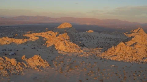Aerial desert pan Video stock 77583228