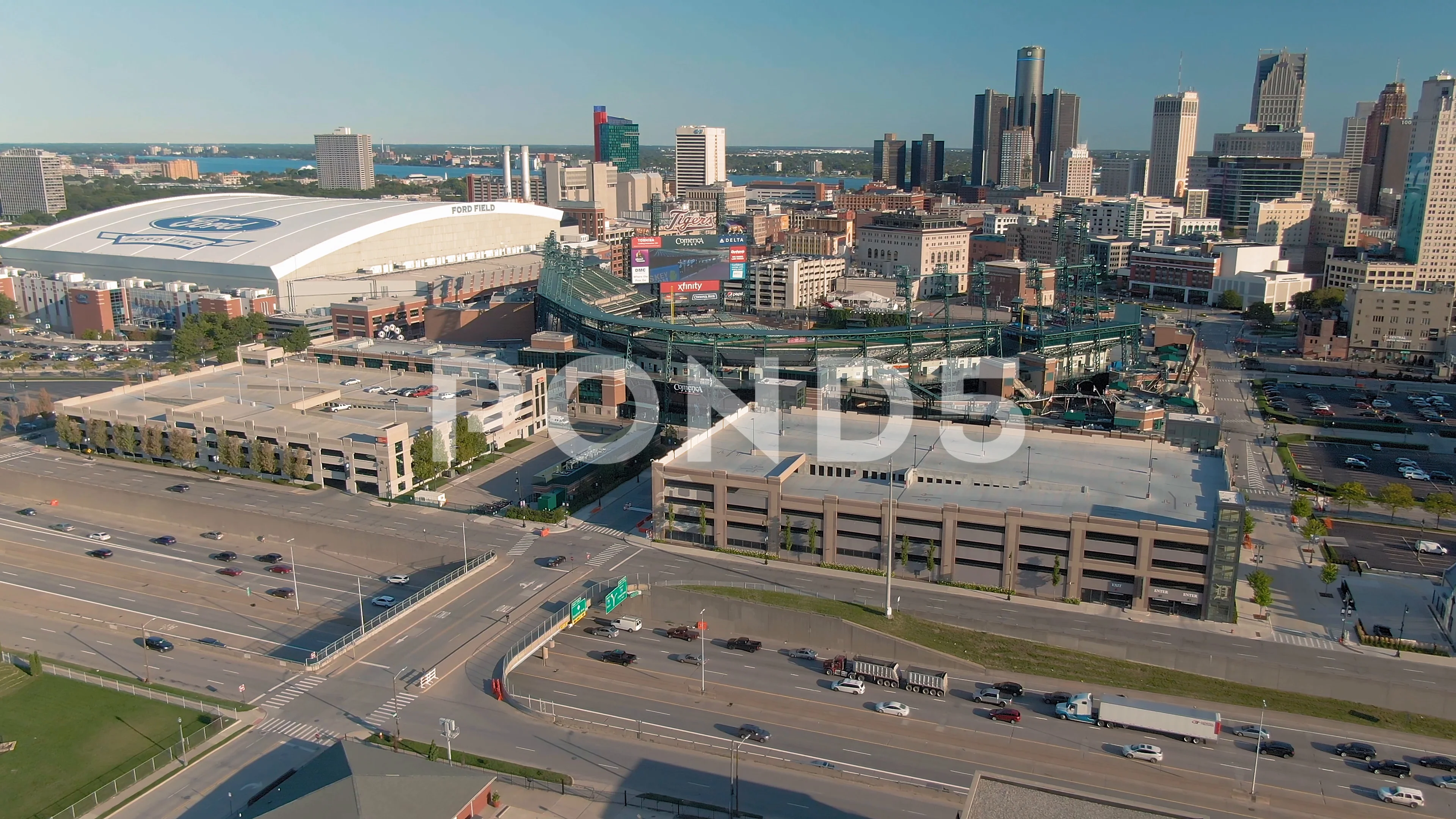 Comerica Park Stock Video Footage