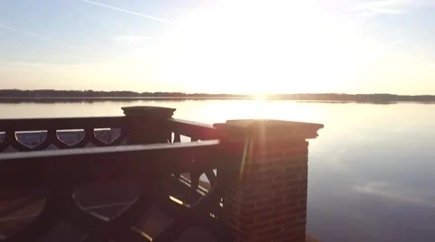 Aerial Dock Fly Over Stock Footage 62271703