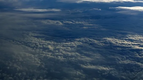Aerial dramatic cloudscape Stock Footage 98535865