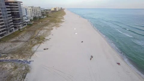 Aerial Drone 4k Beach  Stock Footage 247510329