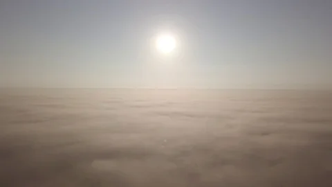Aerial of Drone Above the Clouds Stock Footage 115532076