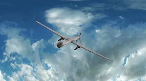 Aerial Drone Animation Stock Footage 47001029