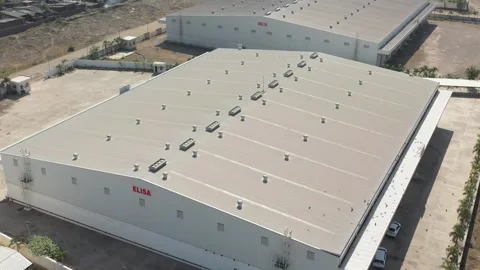 Aerial drone camera shot moving to the front side showing 動画素材 259557690