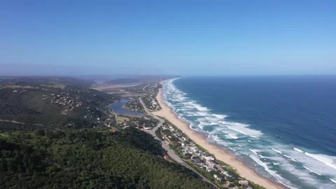 Aerial Drone Cape Garden Route Stockbeeldmateriaal 288009871