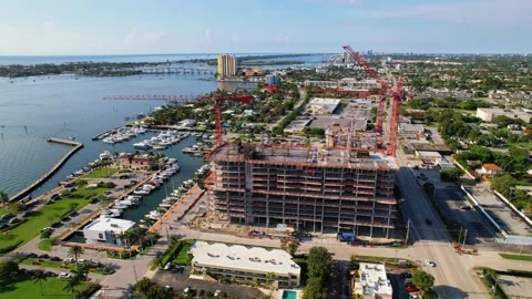 Aerial Drone Construction View, 4k 库存影片 263360667