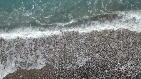 Aerial drone flight above Prasonisi, Rhodes Stock Footage 170968873