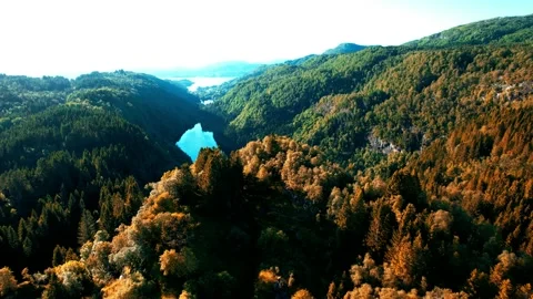 Aerial drone flight-Kossdalssvingene view Norway-Osteroy 4K Stock Footage 200920545