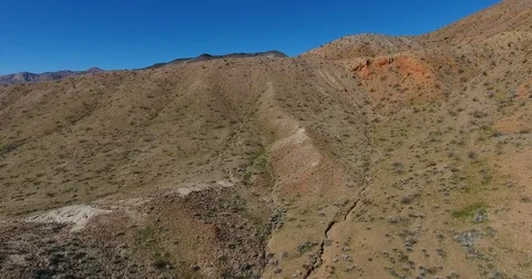 Aerial Drone Flyover of Red Rock State Park in 4k 24fps Stock Footage 72200973