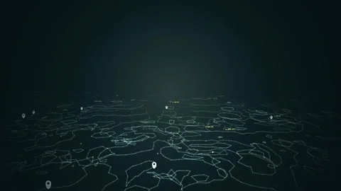 Aerial Drone Flythrough of Detailed Geospatial Topographic Survey with Vivid Lan Stock Footage 339301823