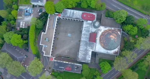 Aerial Drone footage of a Mosque recorded in Central London,(4K) Stock Footage 196871253